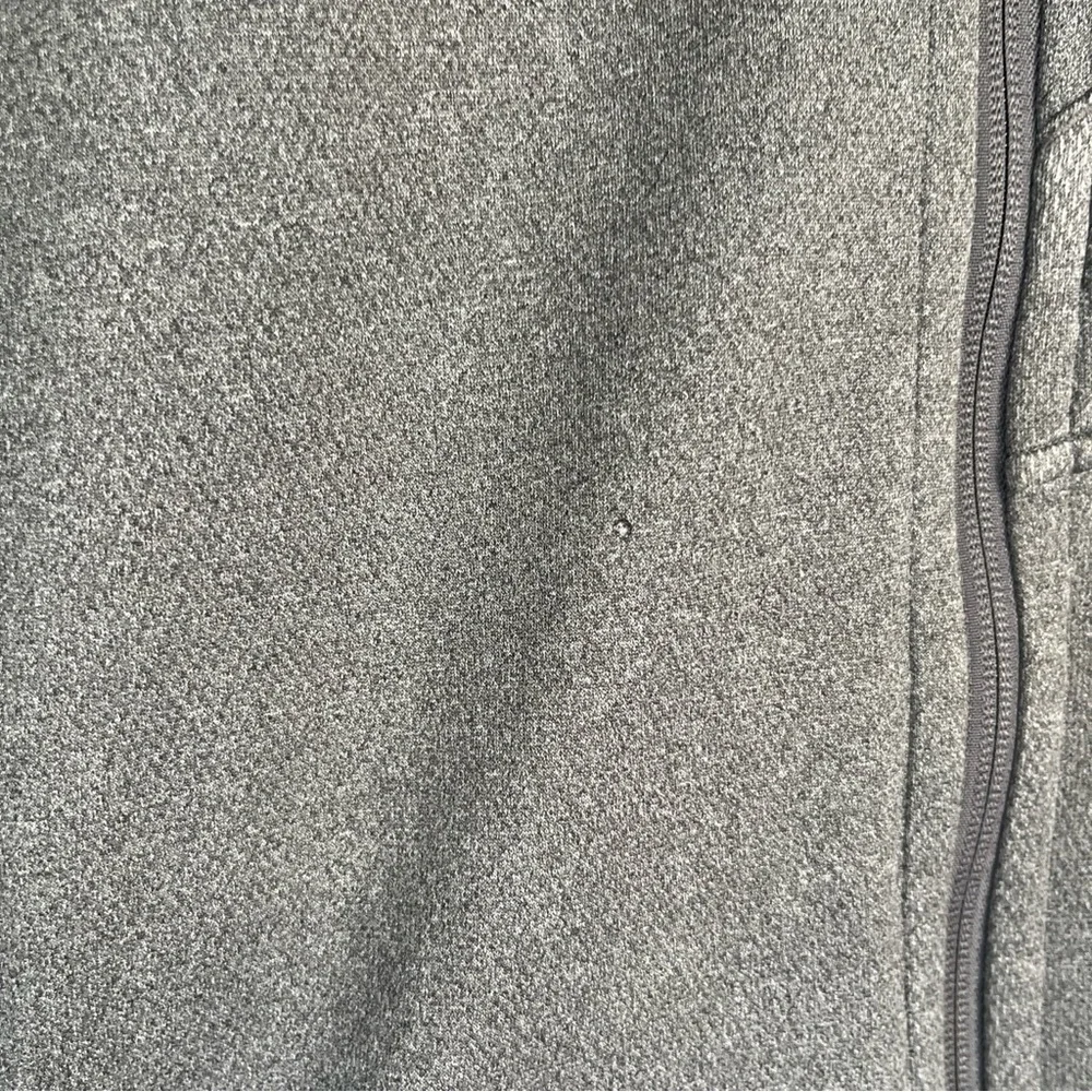 Patagonia Ukiah Jacket Fleece Full Zip Mens Size Large Gray Coat Sporty HOLES L